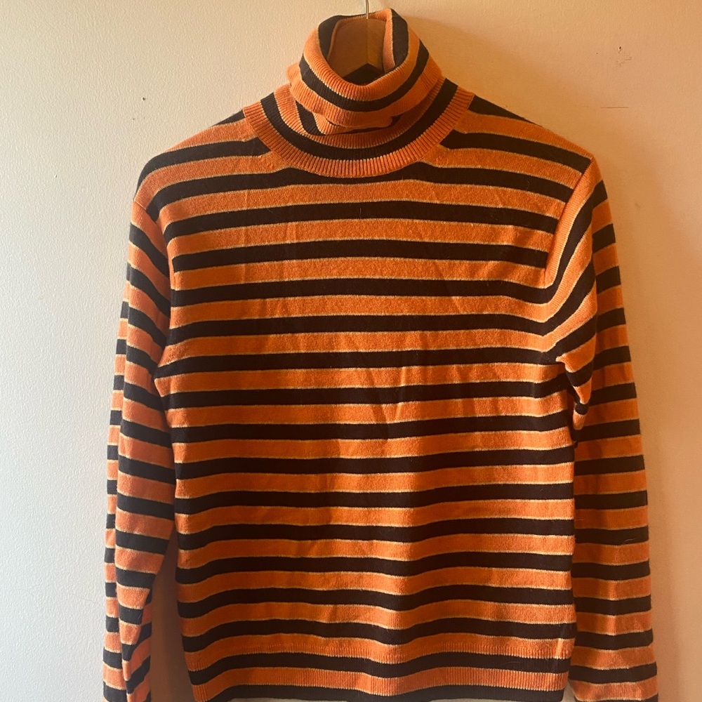 marni x uniqlo striped cashmere turtleneck